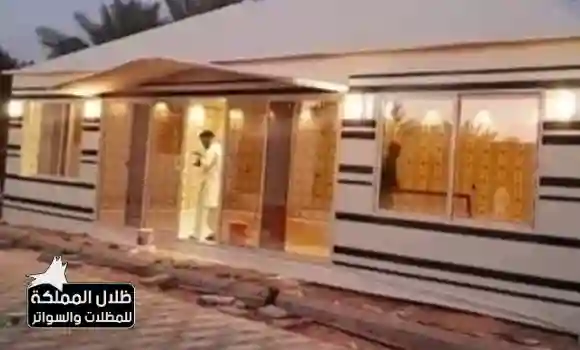 بناء بيت شعر في الرياض بخامات قوية مقاومة للشمس والرياح