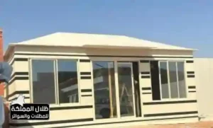 تصميم بيوت شعر الرياض فاخرة بمداخل واسعة وإضاءة داخلية دافئة