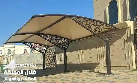 تركيب مظلات مقوسة بالرياض يوفر حماية عملية مع مظهر عصري