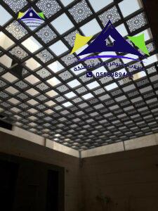 تركيب مظلات ليزر بالرياض بأحدث التصاميم العصرية والفخمة من مؤسسة ظلال المملكة، نوفر لكم مظلات حديد مقصوص بالليزر للسيارات والحدائق مع عزل كامل ودهانات