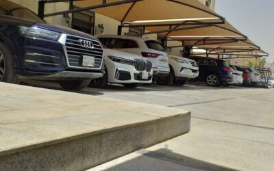 تركيب مظلات سيارات للمواقف عالية الجودة بالرياض | ظلال المملكة 0558989462