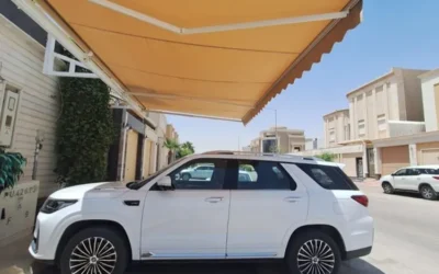 مظلات سيارات مودرن حي حطين/ مظلات سيارات متحركة كهربائية
